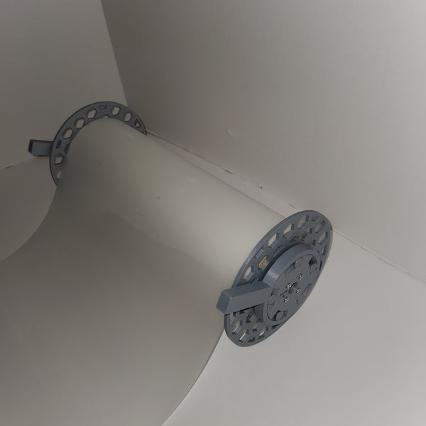 xp600 single head  3d printed film roll guides with one way brake