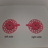 xp600 single head  3d printed film roll guides with one way brake